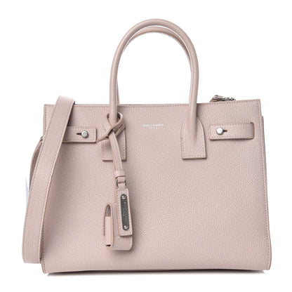 Saint Laurent Grained Calfskin Baby Sac De Jour Souple Powder Pink 1 of 11