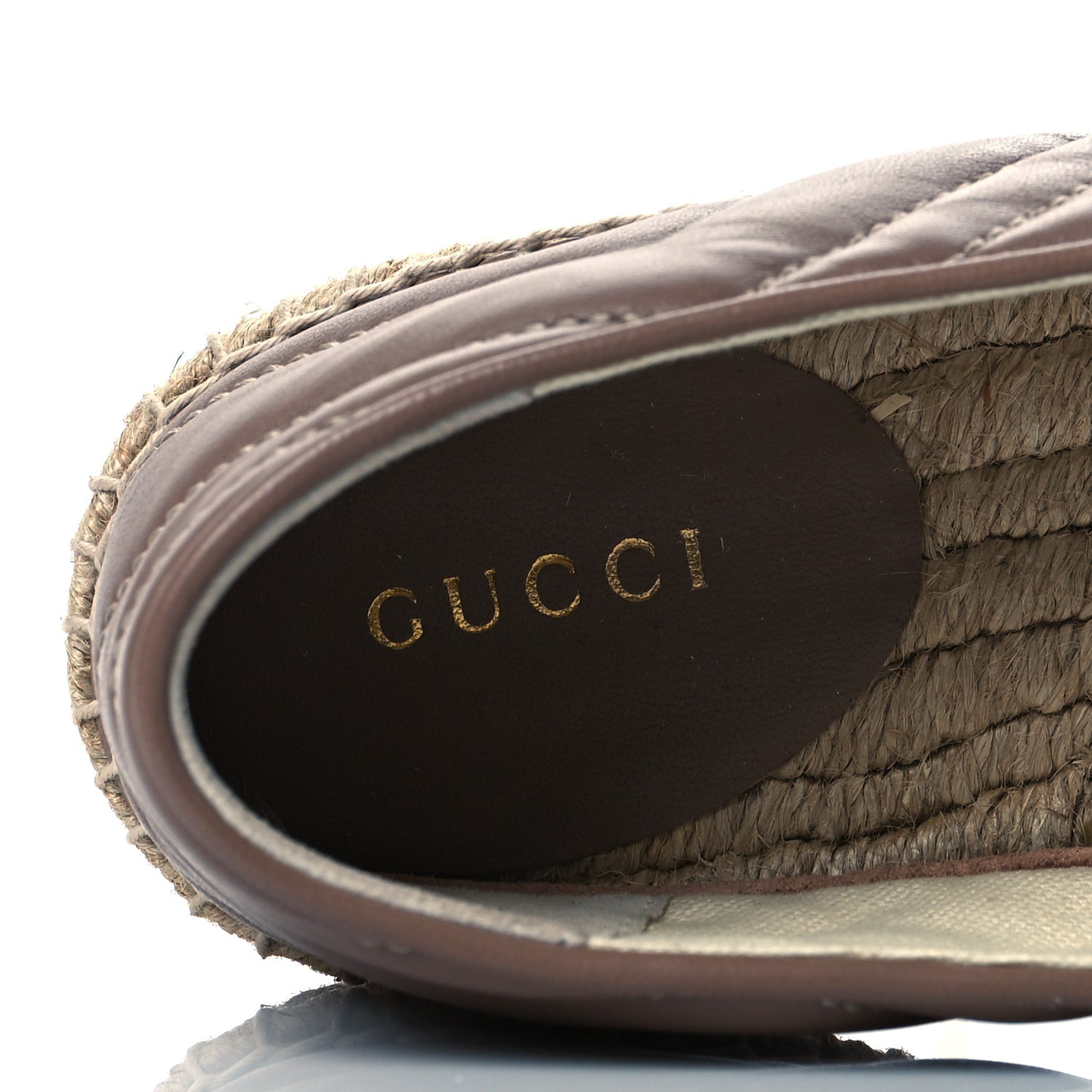 Nappa Matelasse GG Marmont Espadrilles 40 Porcelain Rose