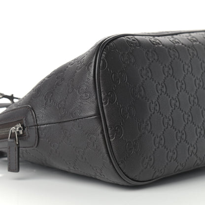 Gucci Guccissima Medium Dome Bag Dark Brown 8 of 9