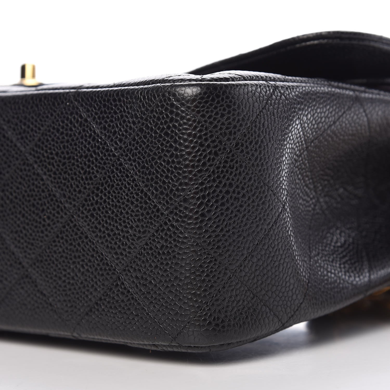 Chanel Caviar Quilted Jumbo Double Flap Black 11 of 12