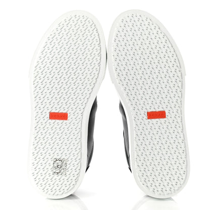 Hermes Calfskin Day Sneakers 37 Black 5 of 9