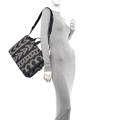 Marc Jacobs Denim Jacquard Medium The Monogram Tote Bag Denim Blue 2 of 10