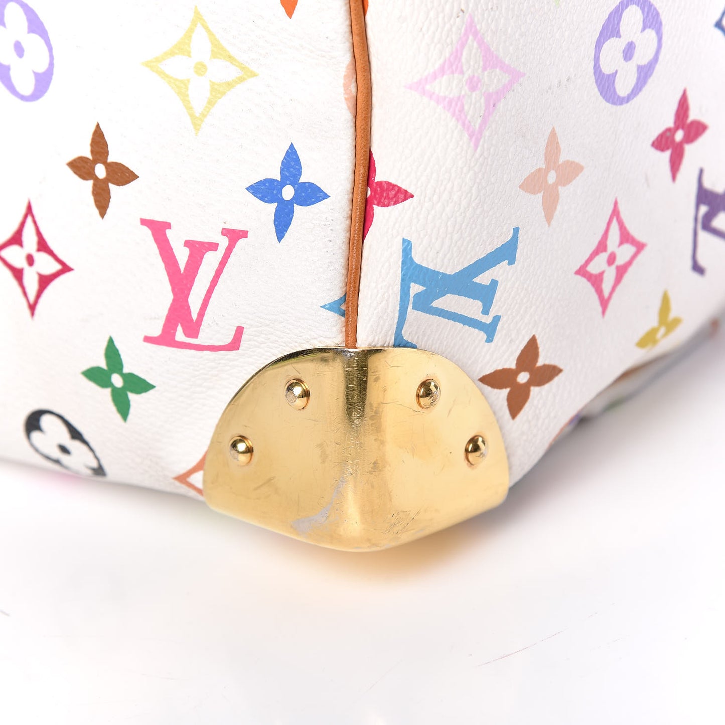 Monogram Multicolor Speedy 30 White