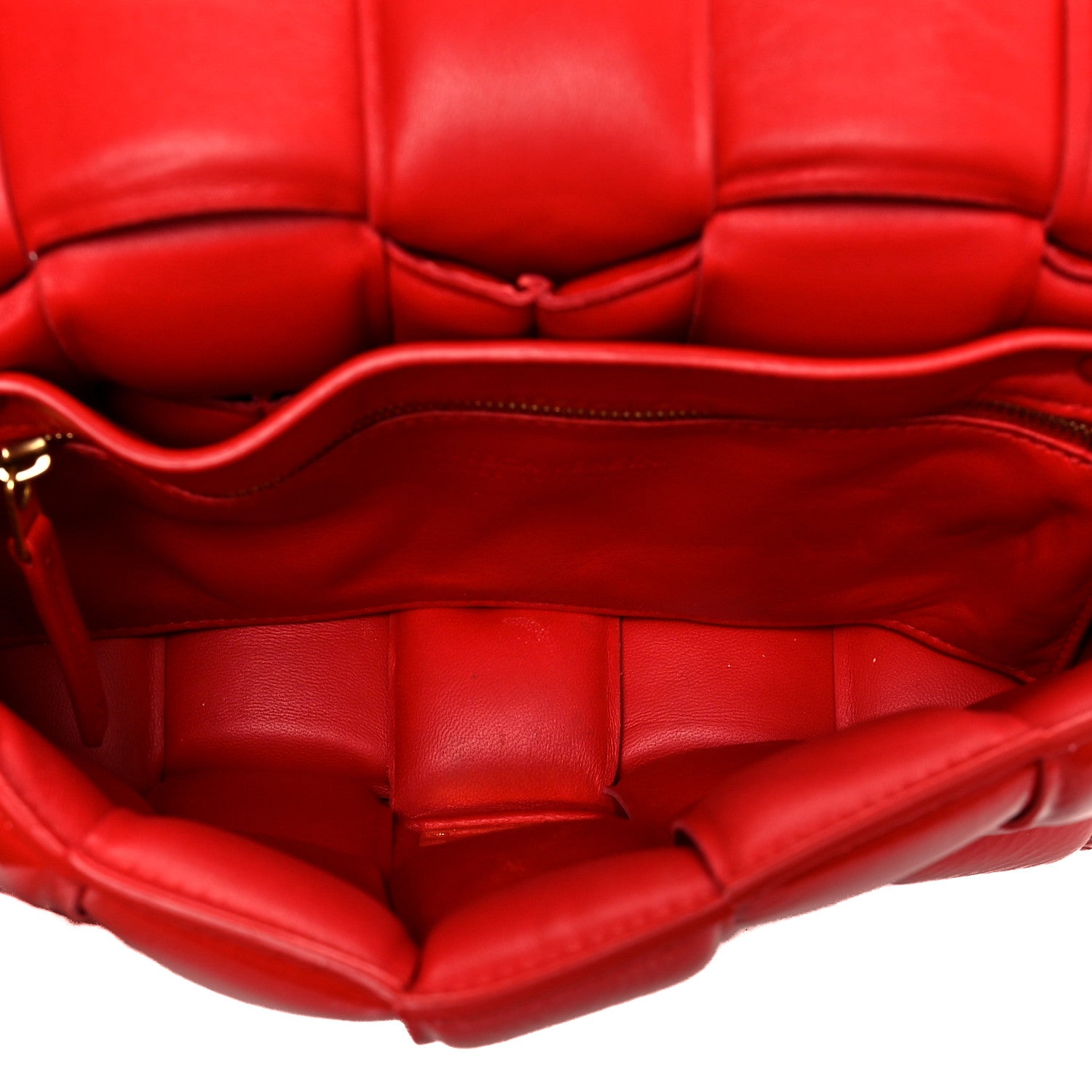 Bottega Veneta Textured Deerskin Maxi Intrecciato Padded Cassette Crossbody Bag Chili 5 of 9