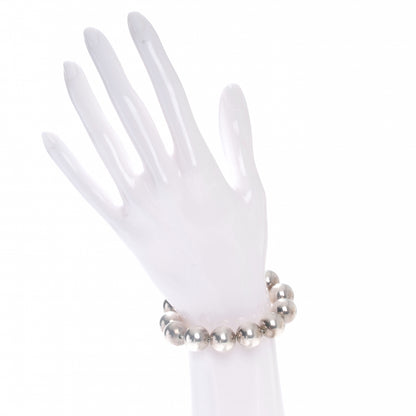 Tiffany Sterling Silver 10mm HardWear Ball Bracelet 2 of 4