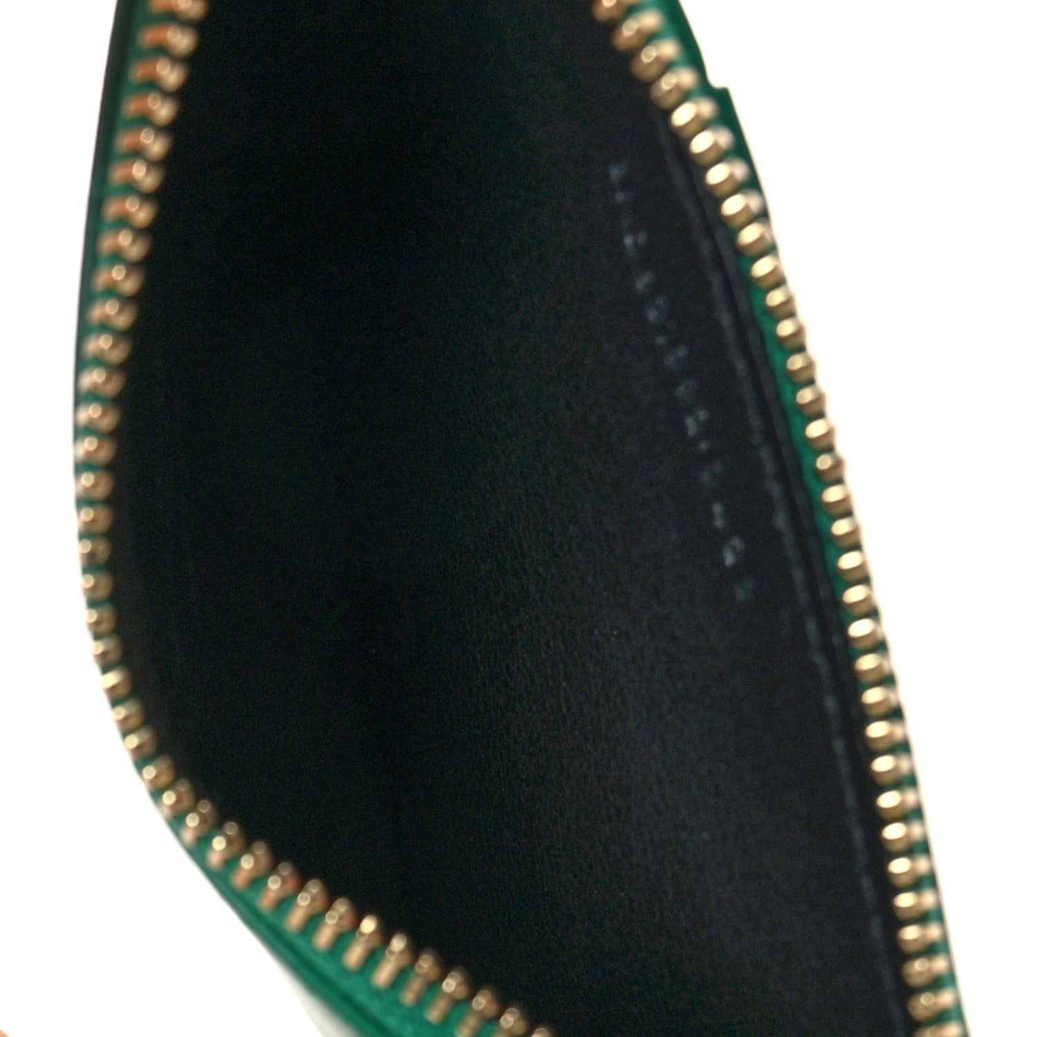 Saint Laurent Calfskin 5 Fragments Zip Pouch Card Holder New Vert Praire 5 of 8