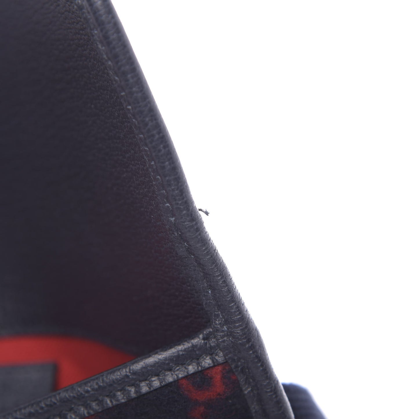 Covered Wool GG Monogram Slim Belt Bag Navy Red