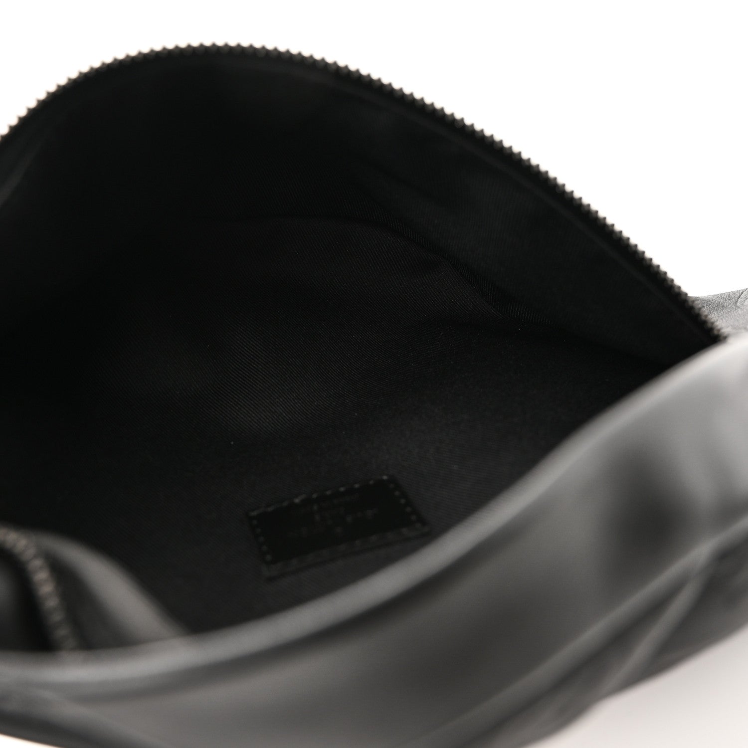 Louis Vuitton Calfskin Monogram Shadow Discovery Bumbag Black 5 of 9