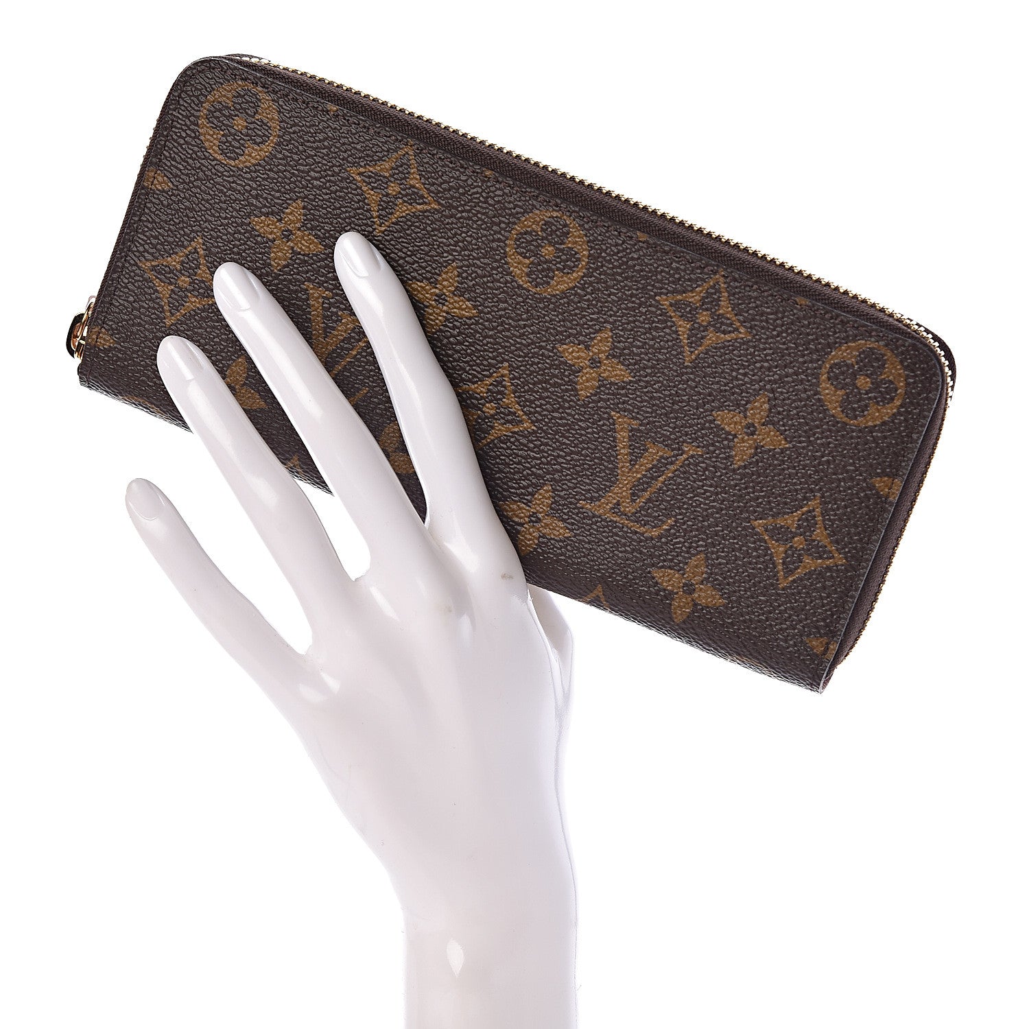 Louis Vuitton Monogram Clemence Wallet Rose Ballerine 2 of 7
