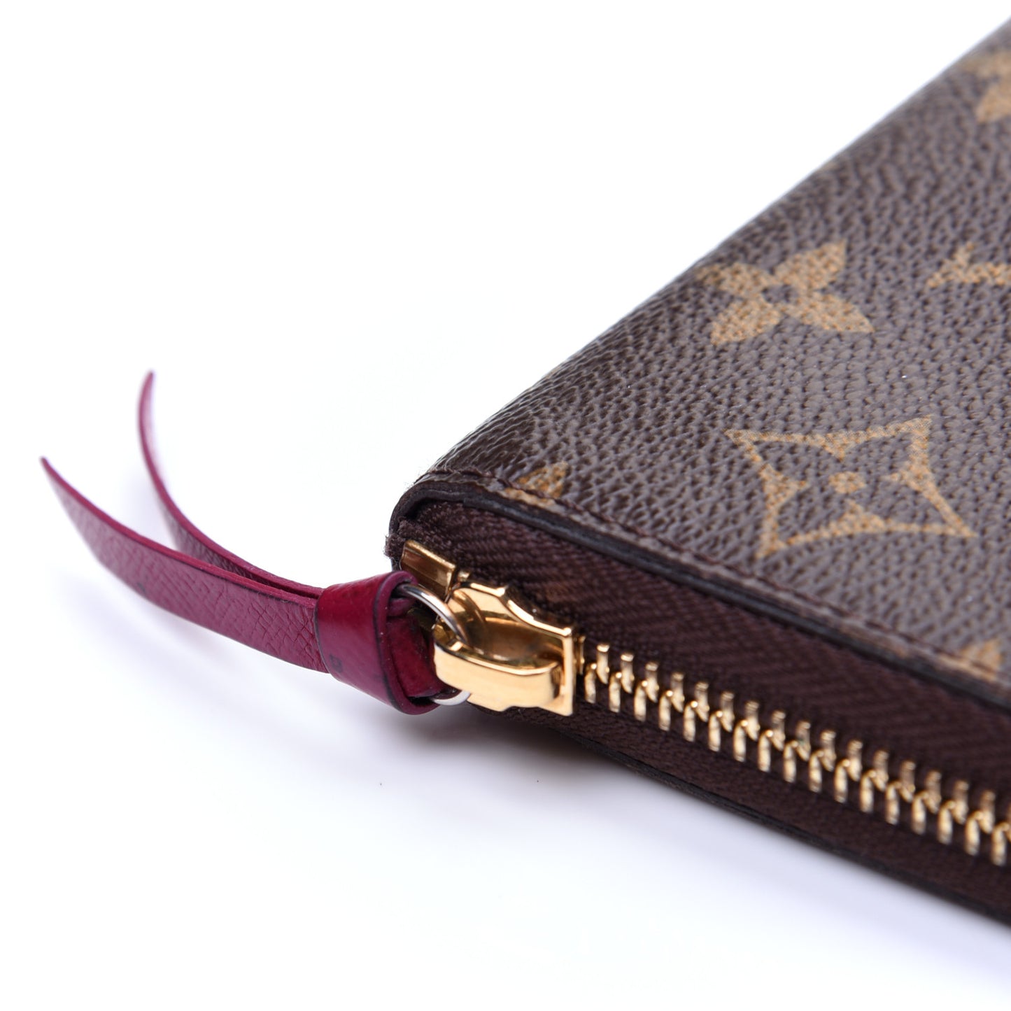Monogram Clemence Wallet Fuchsia