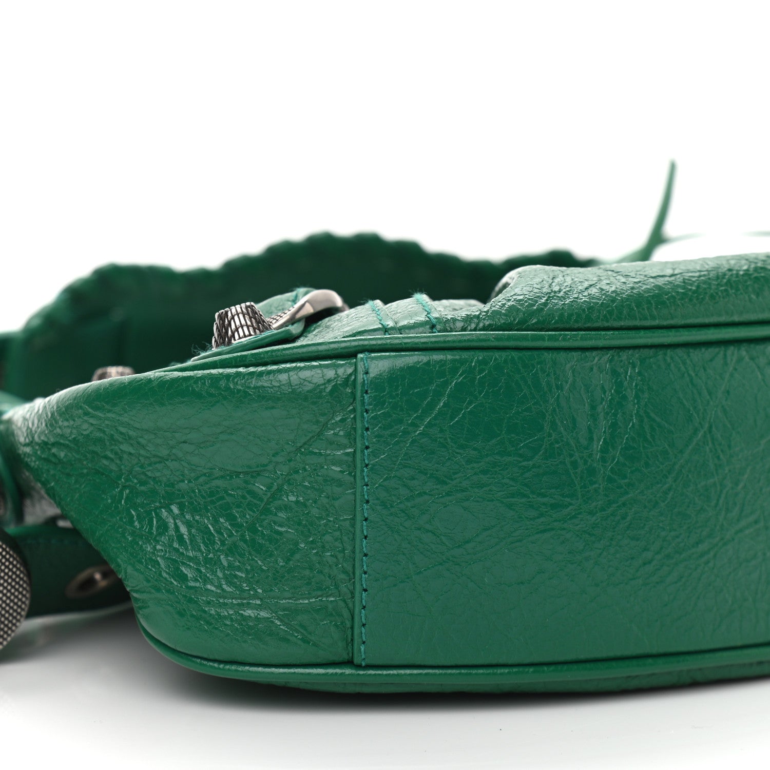 Balenciaga Agneau Arena XS Le Cagole Shoulder Bag Jade 8 of 9