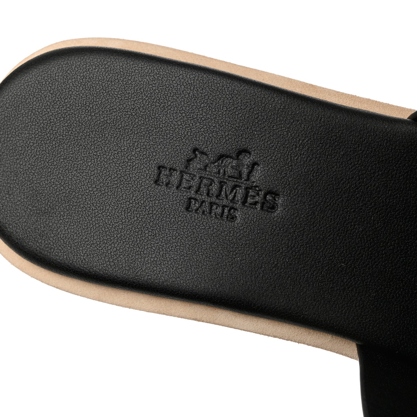 Calfskin Cork Eze 30 Sandals 38 Black