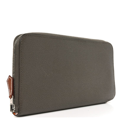 Hermes Epsom Silk'In Wallet Etoupe 3 of 7
