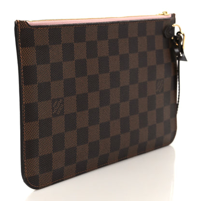 Louis Vuitton Damier Ebene Neverfull MM GM Pochette Rose Ballerine 3 of 6