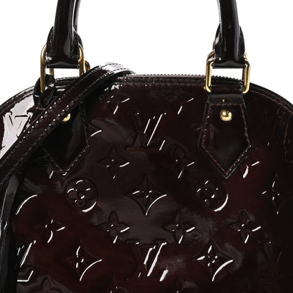 Louis Vuitton Vernis Alma BB Amarante 7 of 9