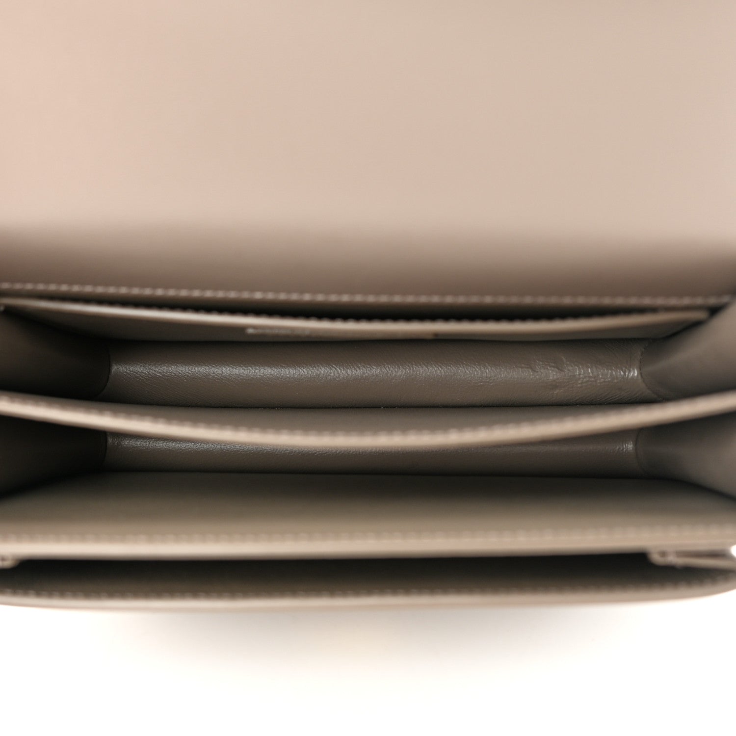 Saint Laurent Calfskin Medium Monogram Sunset Greyish Brown 5 of 13