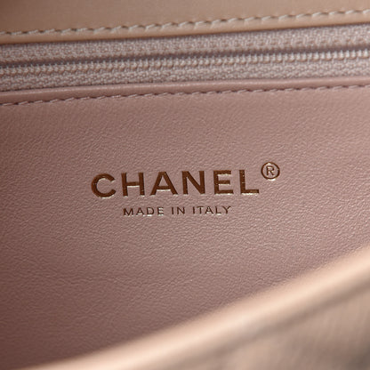 Chanel Caviar Quilted Medium CC Filigree Flap Beige 6 of 15