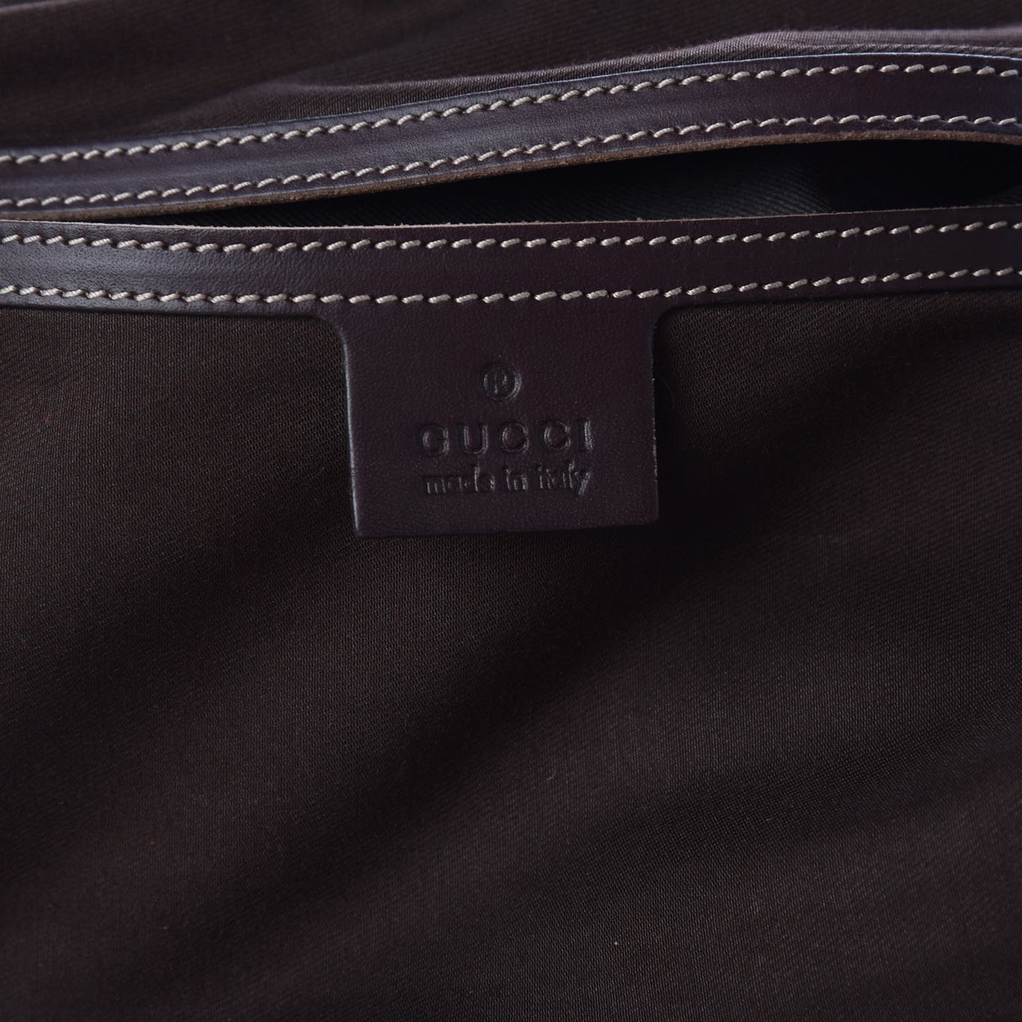 GG Plus Monogram Web Medium Flap Messenger Beige Dark Brown