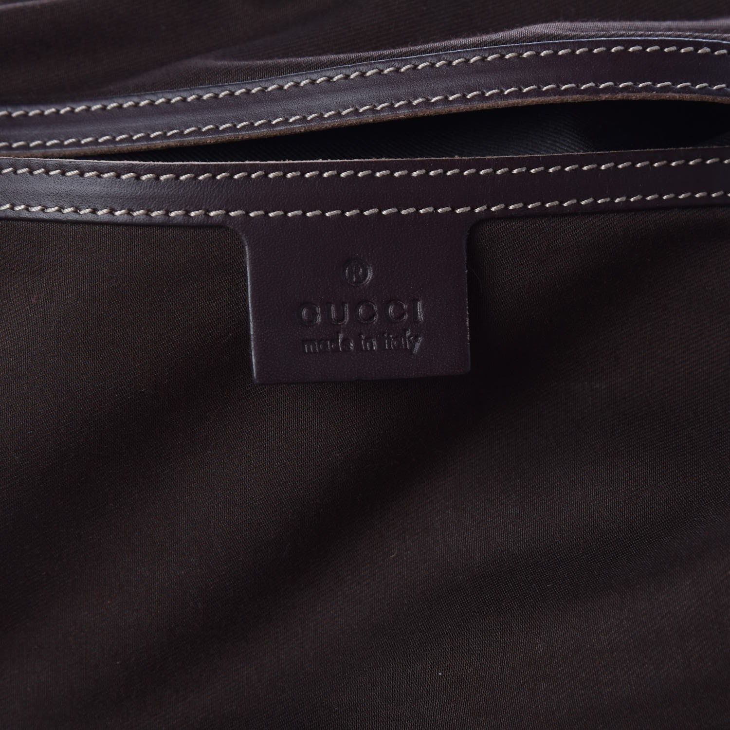 Gucci GG Plus Monogram Web Medium Flap Messenger Beige Dark Brown 6 of 11
