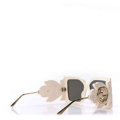Gucci Acetate Square Frame Wing Sunglasses GG0535S Ivory 4 of 8