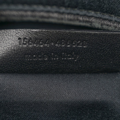 Saint Laurent Textured Patent Calfskin Large Muse Black 7 of 15