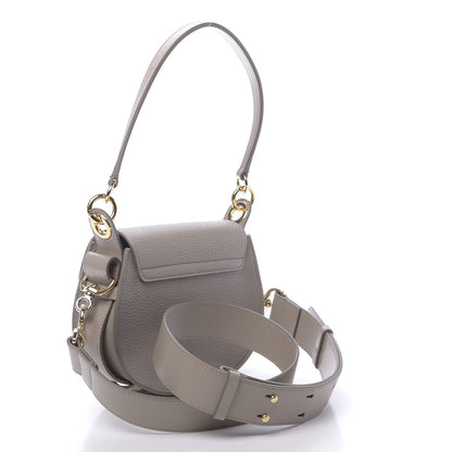 Chloe Grained Calfskin Small Tess Bag Motty Grey 3 of 9