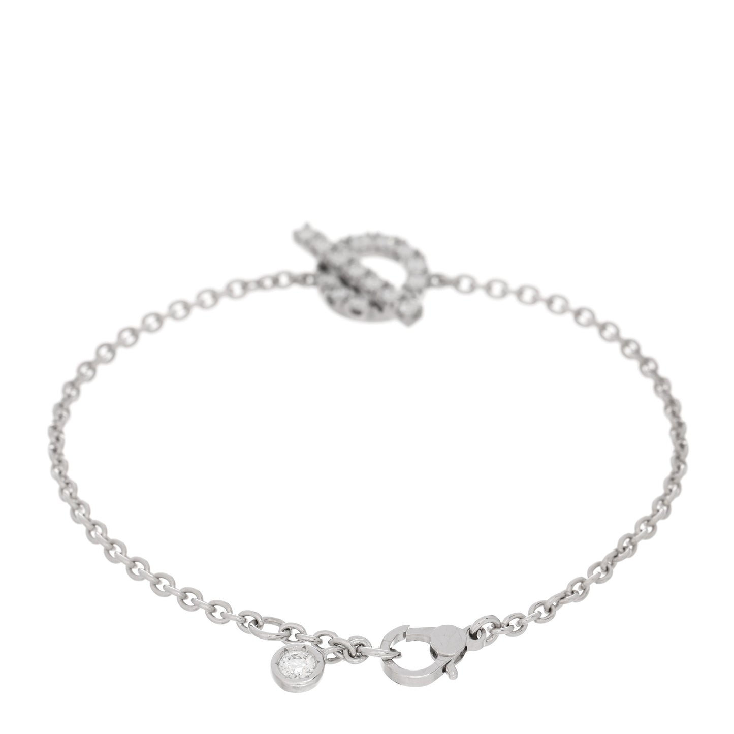 18K White Gold Diamond Finesse Bracelet SH