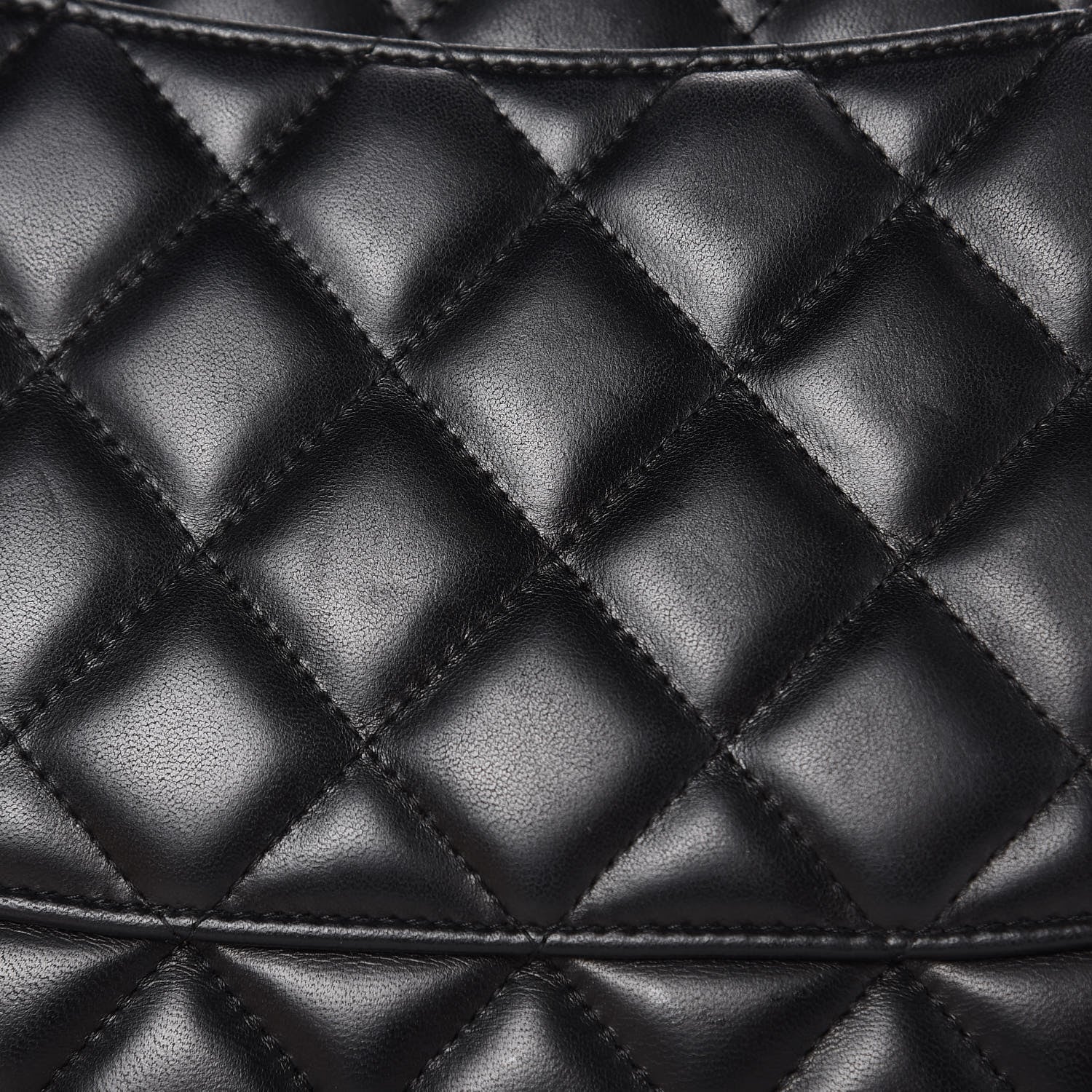 Chanel Lambskin Quilted Jumbo Double Flap Black 12 of 16