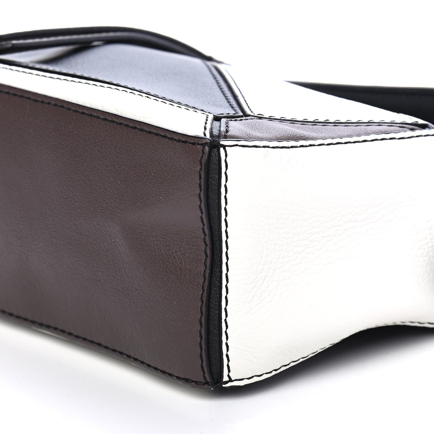 Loewe Calfskin Mini Puzzle Bag Black Taupe 9 of 9