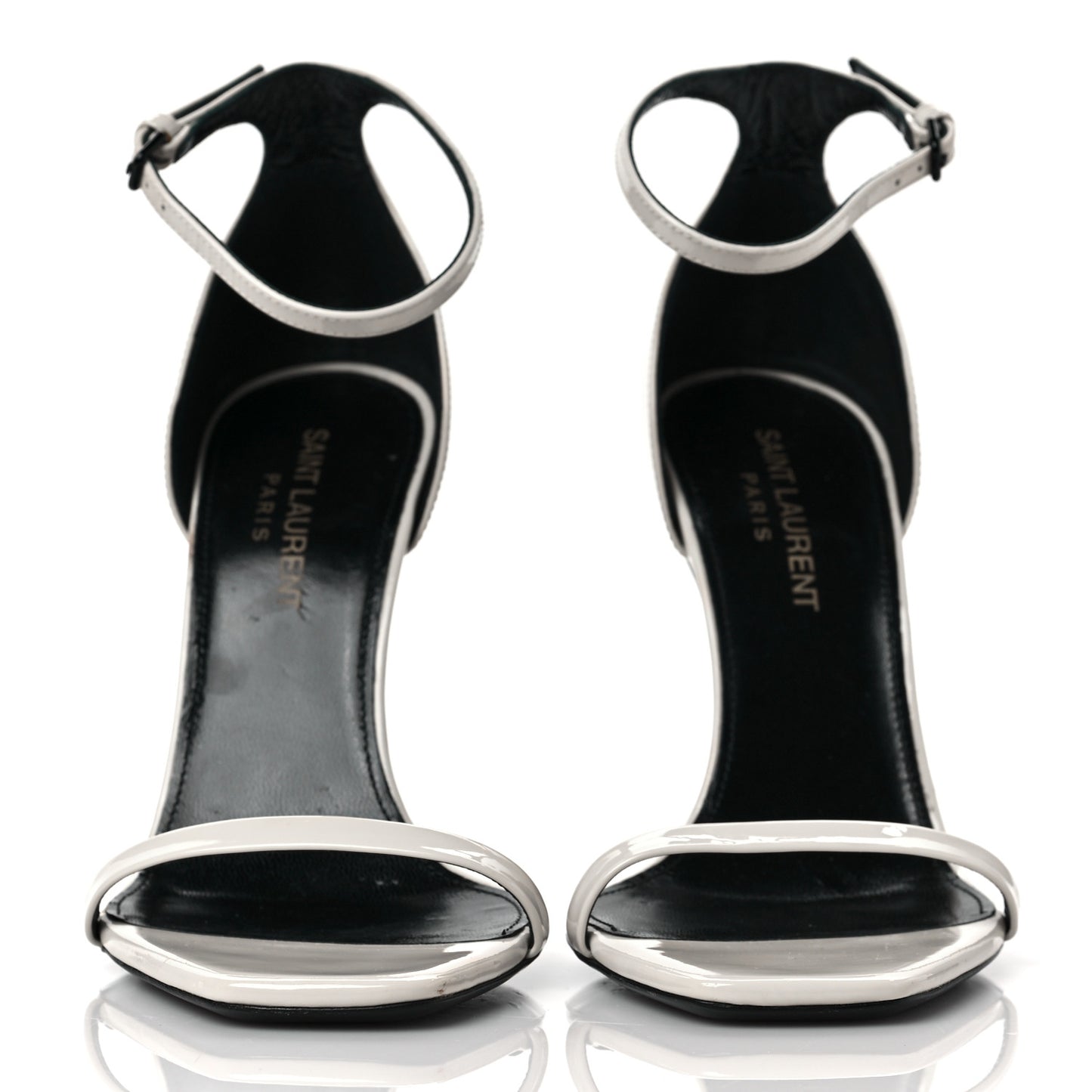 Patent Calfskin 110 Opyum Sandals 36.5 Neutro