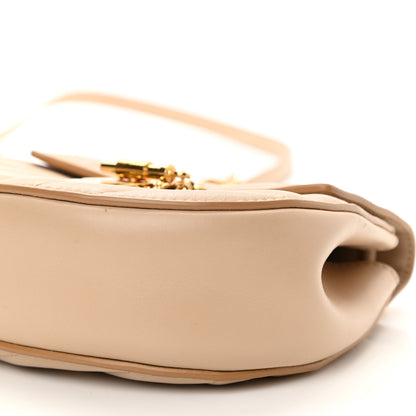 Chloe Calfskin Quilted Mini Drew Bijou Shoulder Bag Pearl Beige 8 of 9