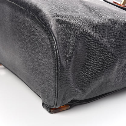 Chanel Caviar Tortoise CC Backpack Black 10 of 15