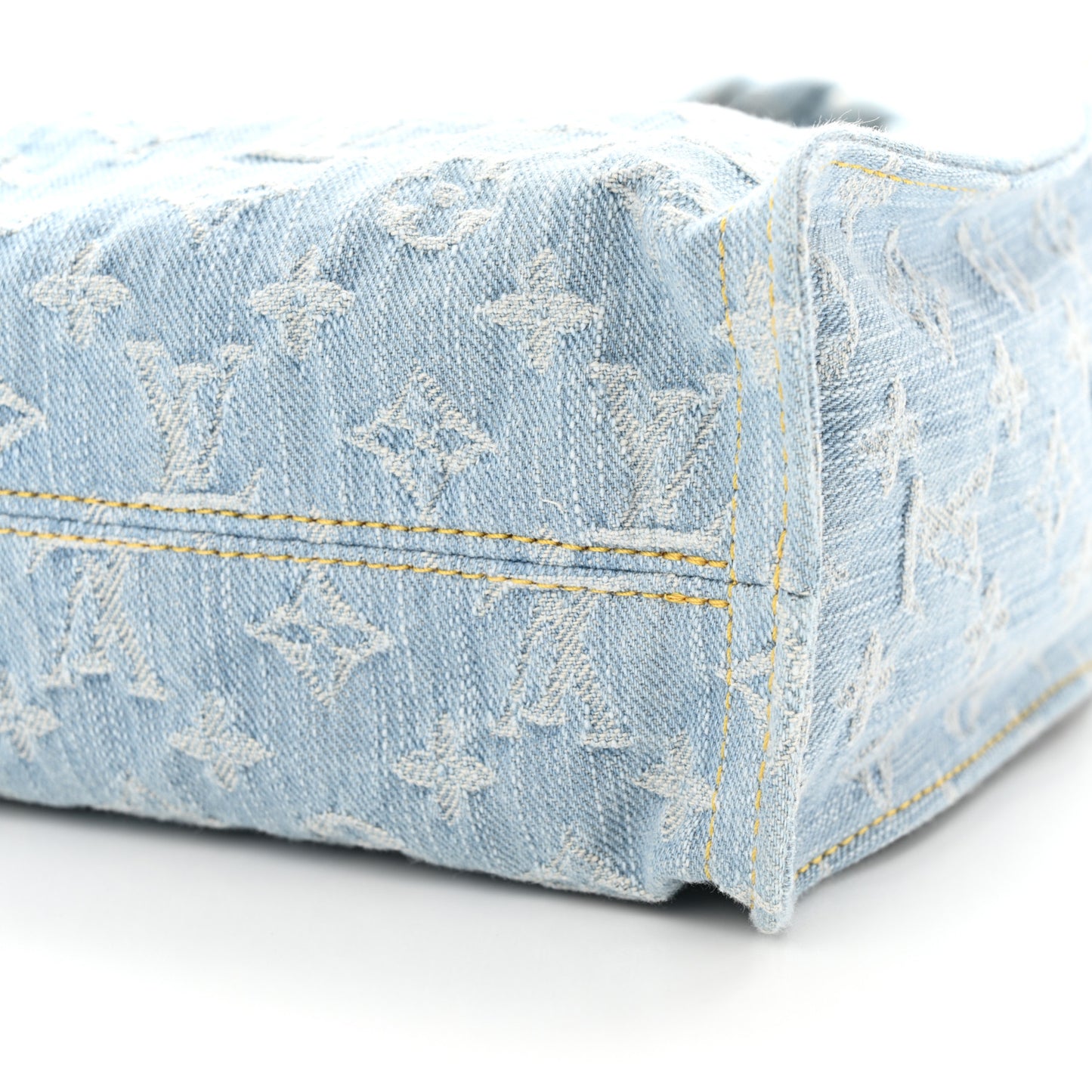 Monogram Washed Denim Let Go PM Sky Blue