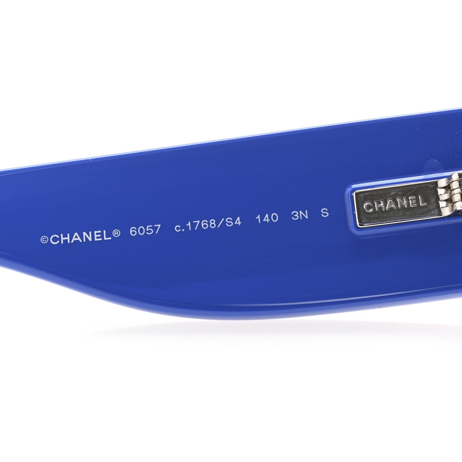 Chanel Acetate Cat Eye Sunglasses 6057 Black Blue 5 of 8