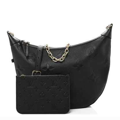 Louis Vuitton Empreinte Monogram Giant Loop Hobo Black 3 of 10
