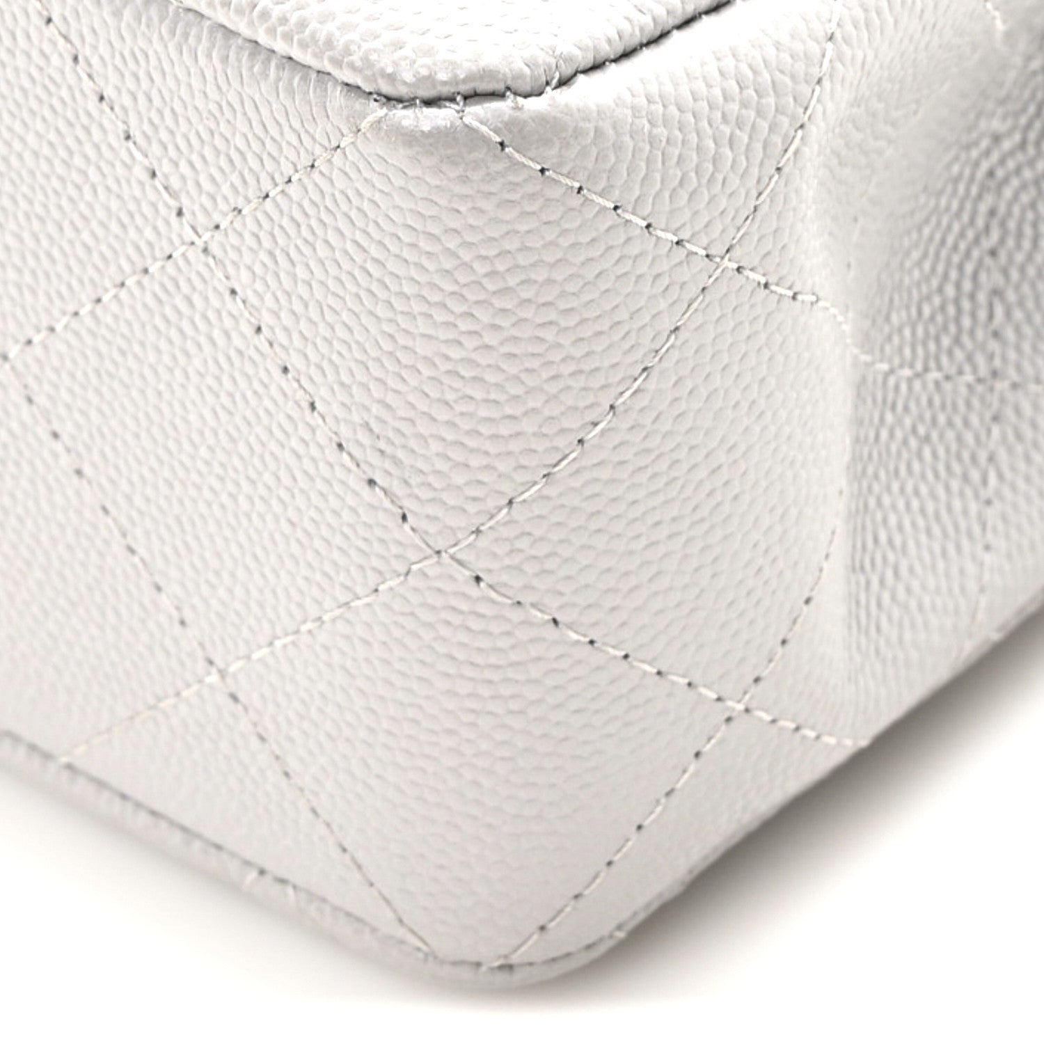 Chanel Caviar Quilted Small Double Flap Grey 10 of 10