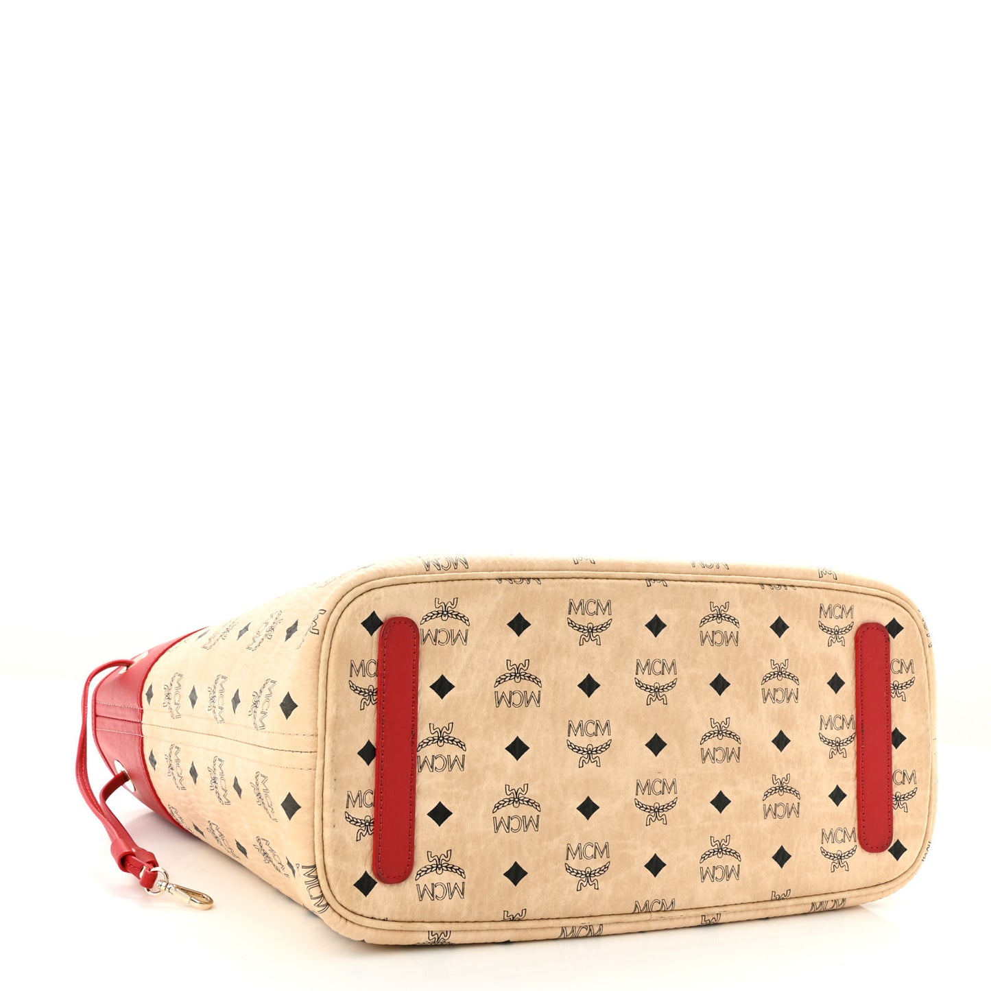 Visetos Shopper Tote Beige Red