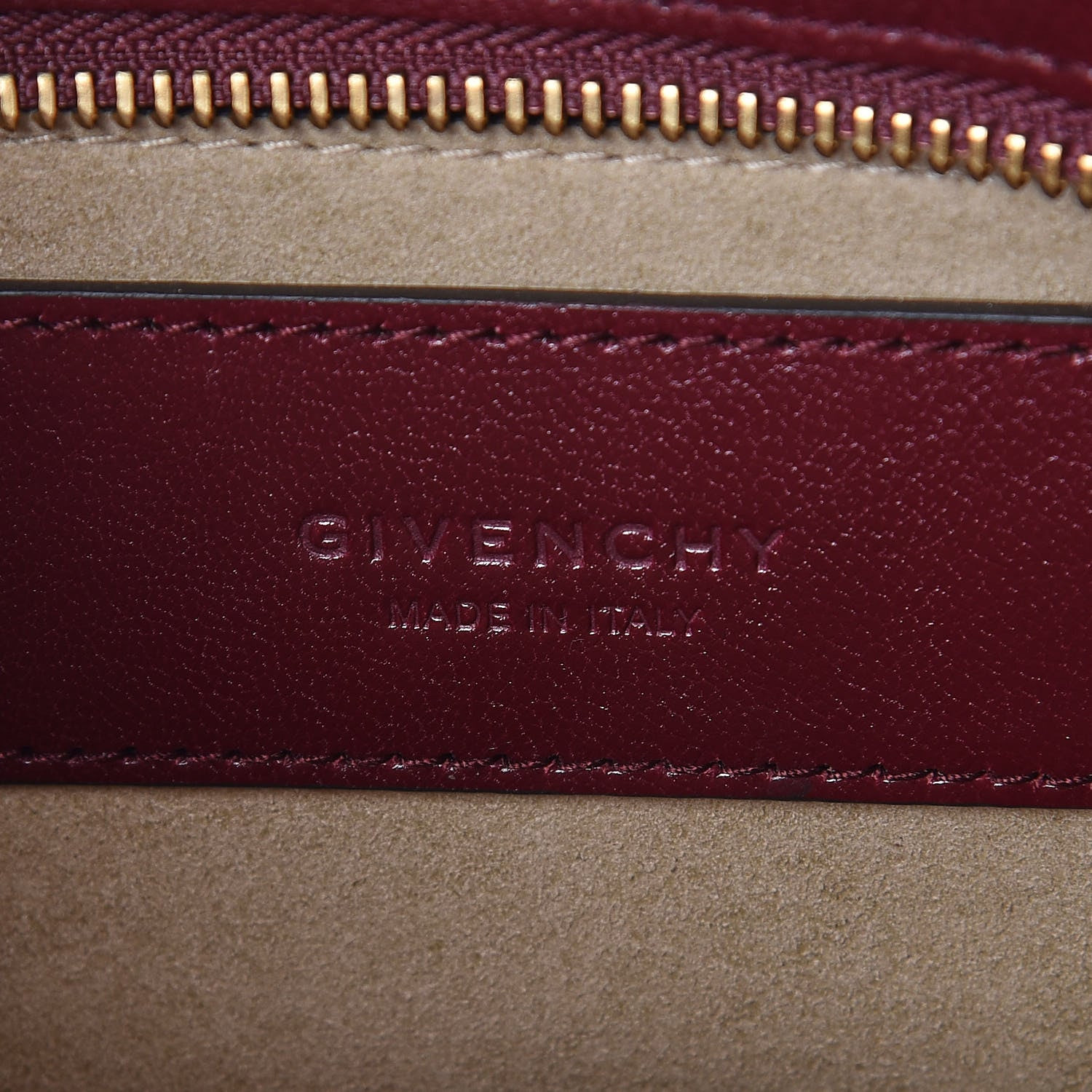 Givenchy Goatskin Diamond Quilted Pocket Crossbody Aubergine 8 of 8