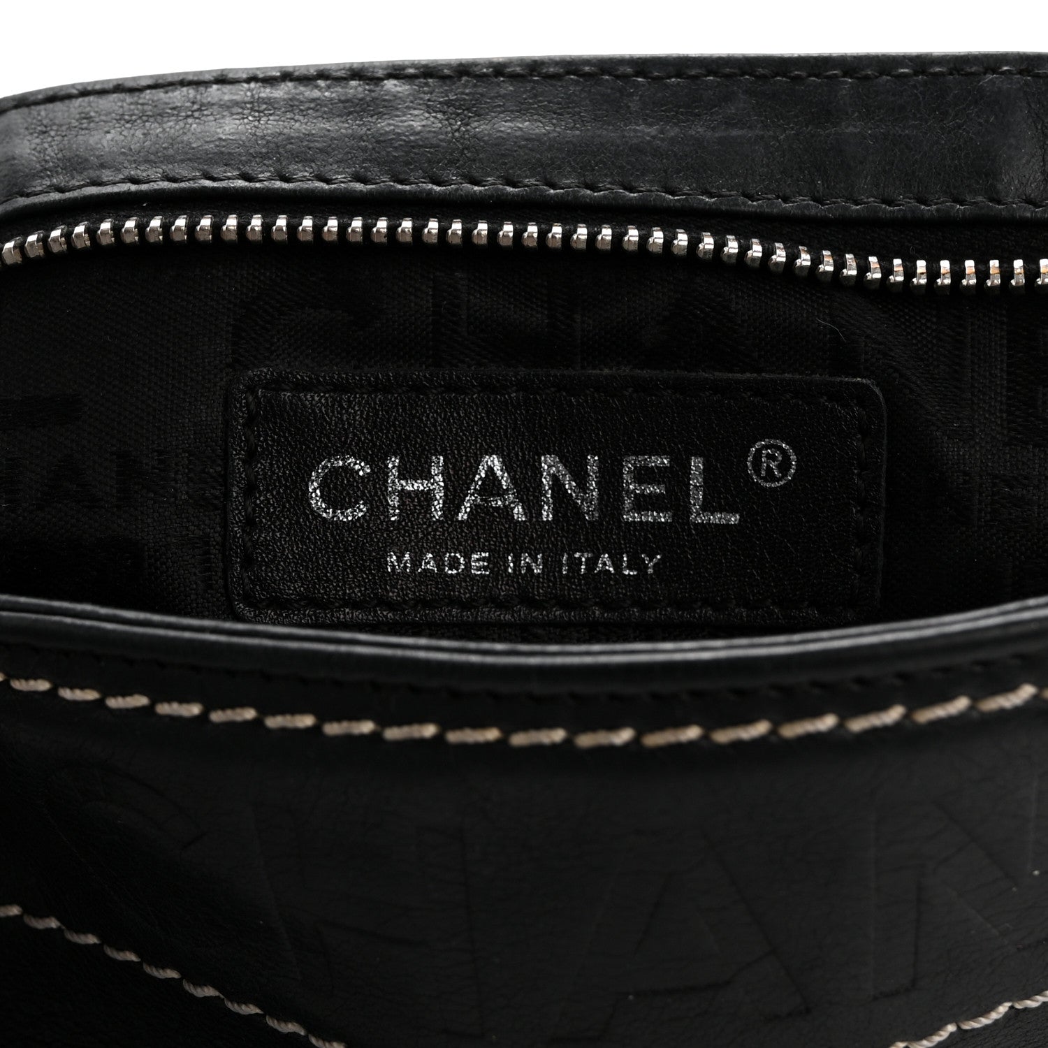 Chanel Lambskin Lax Pochette Black 5 of 9
