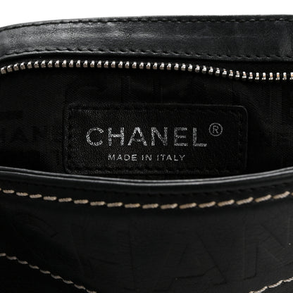 Chanel Lambskin Lax Pochette Black 5 of 9