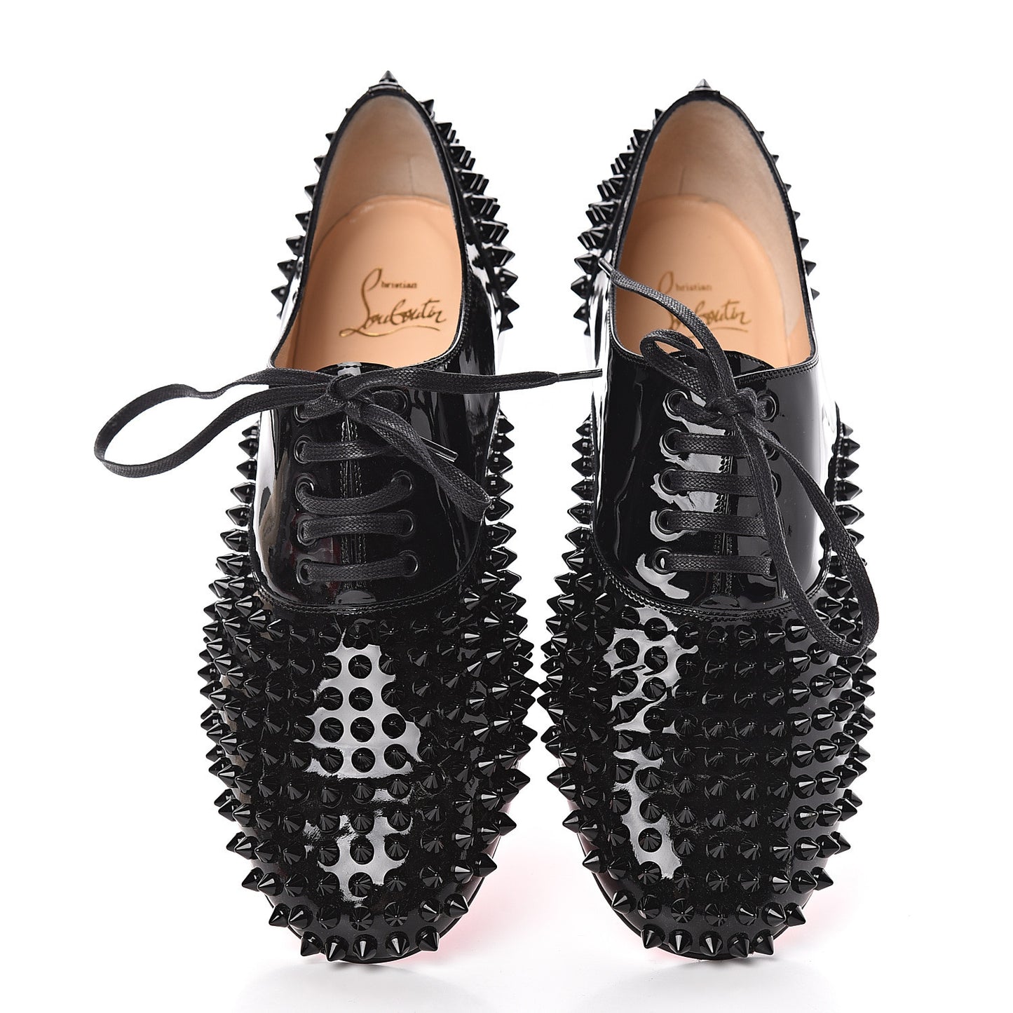 Patent Spike Freddy Flats 39.5 Black