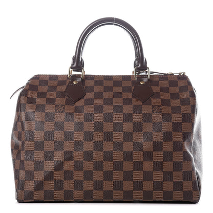 Louis Vuitton Damier Ebene Speedy 30 1 of 9