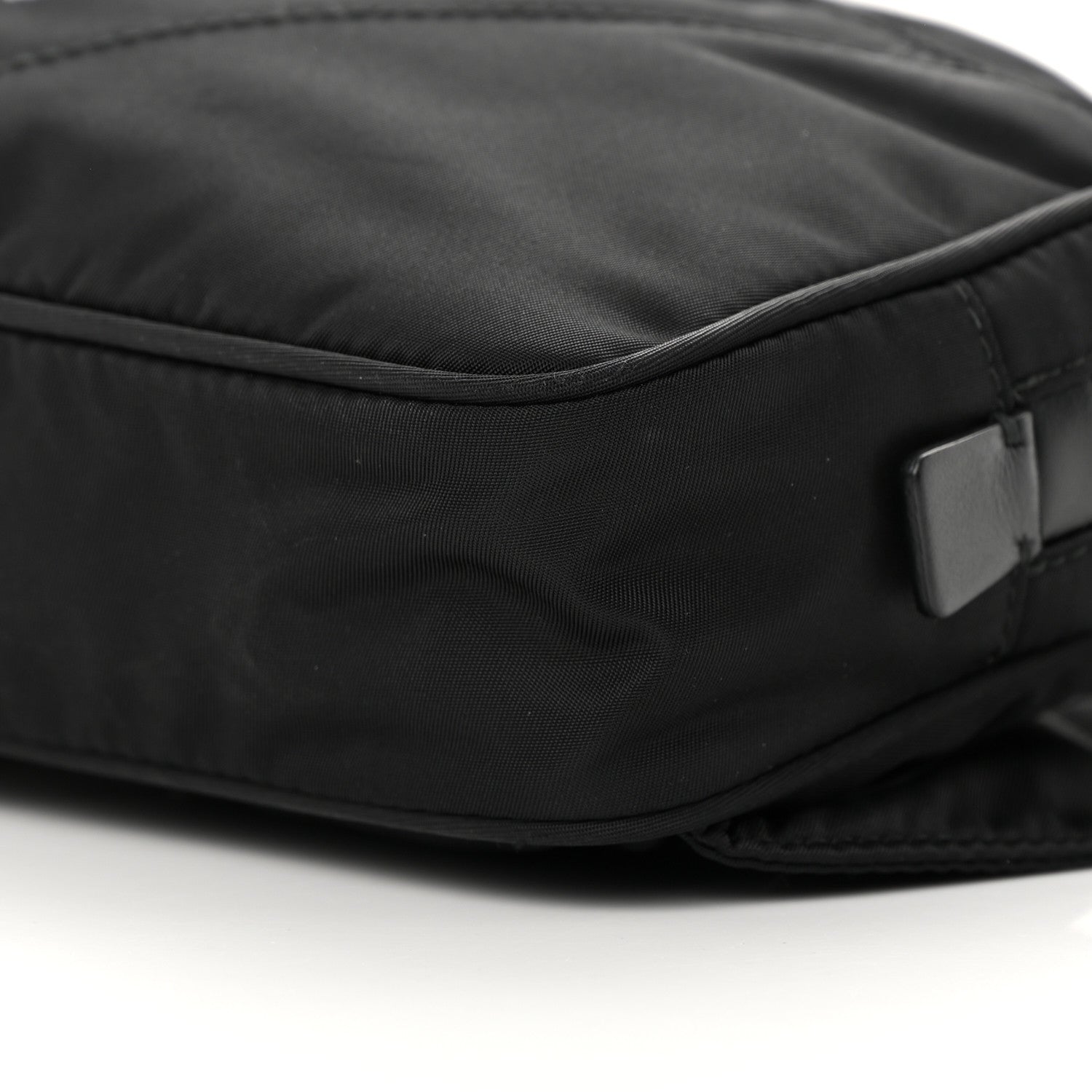 Prada Tessuto Re-Nylon Logo Print Belt Bag Black 10 of 12