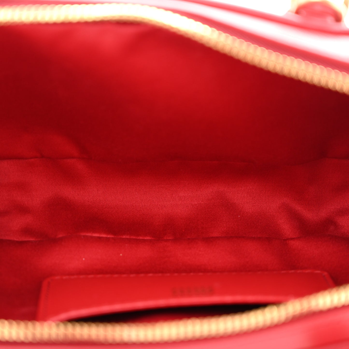 Nappa Matelasse Regular Arcadie Top Handle Bag Rosso