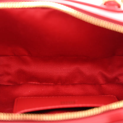 Miu Miu Nappa Matelasse Regular Arcadie Top Handle Bag Rosso 5 of 9