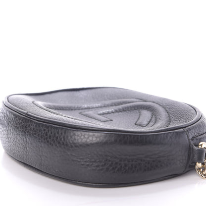 Gucci Pebbled Calfskin Mini Soho Chain Bag Black 7 of 11
