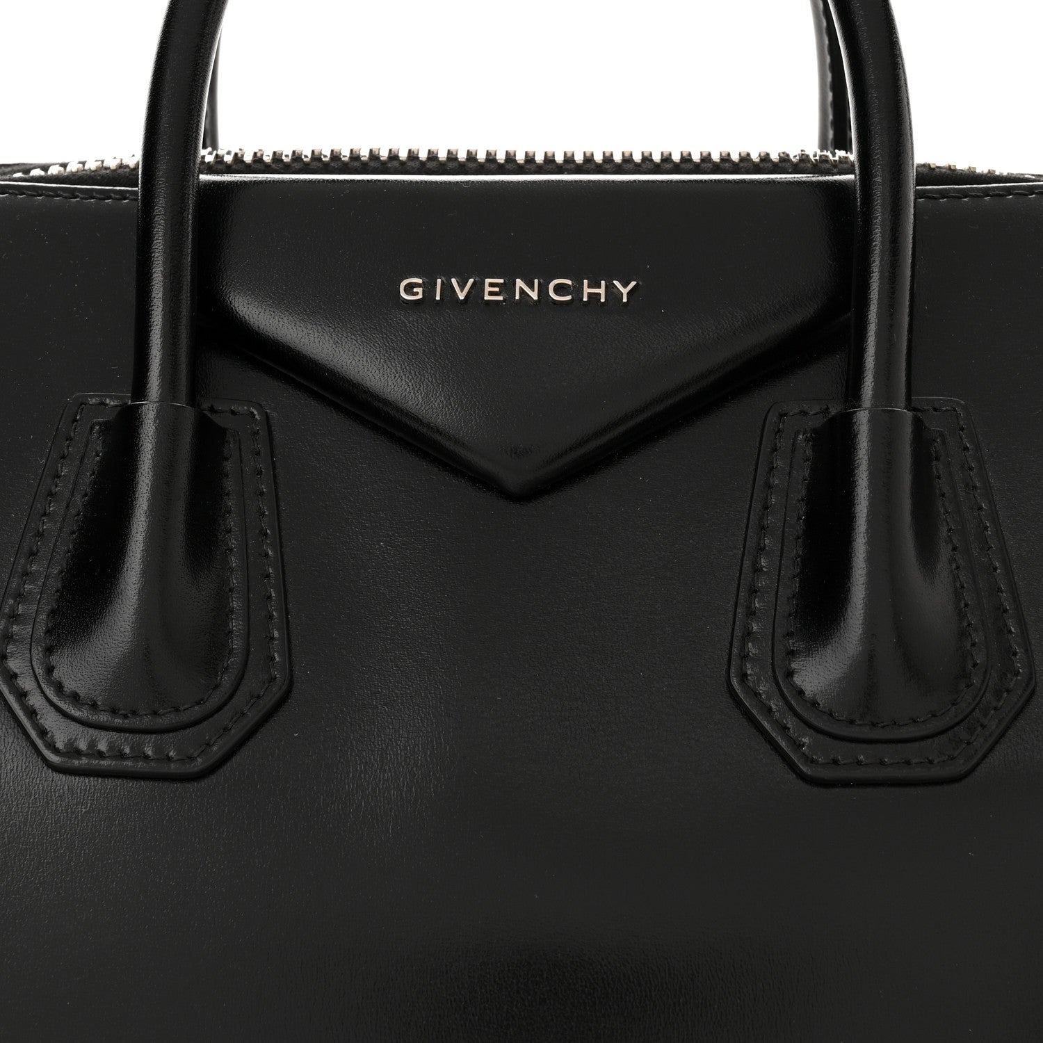 Givenchy Shiny Lord Calfskin Medium Antigona Black 8 of 10