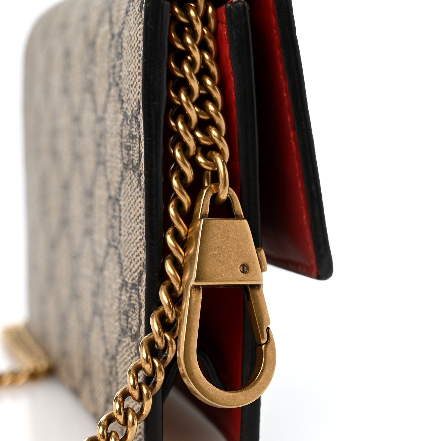 Gucci GG Supreme Monogram Mini Cherry Chain Bag 10 of 11