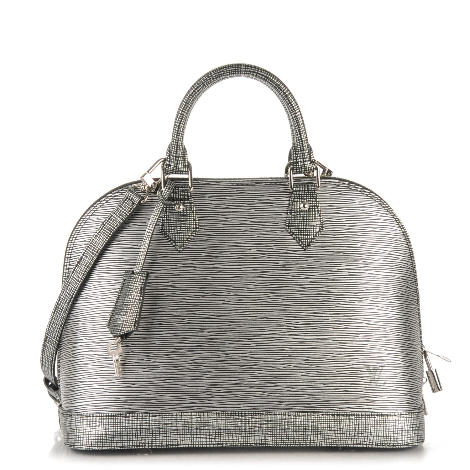Louis Vuitton Epi Alma PM Platine 1 of 6