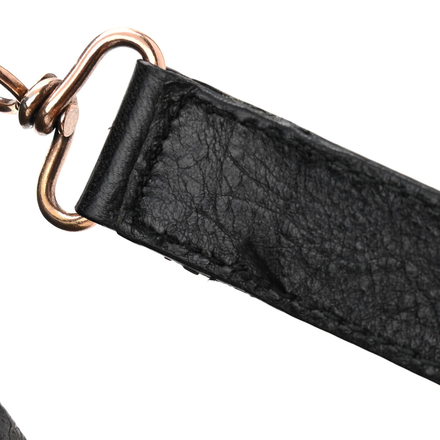 Agneau Giant 12 Rose Gold Hardware Town Black